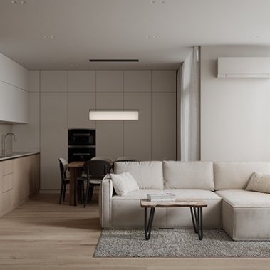 NỘI THẤT CĂN HỘ 73m² PHONG CÁCH HIỆN ĐẠI