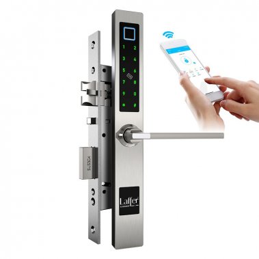 Khoá vân tay cửa nhôm, cửa đố nhỏ Laffer XF18