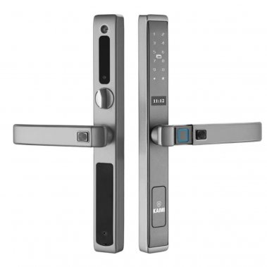 Khóa thông minh cửa nhôm chống nước Kaimi CN108 màu xám