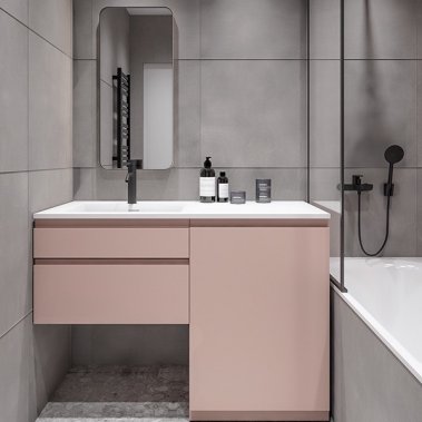 NỘI THẤT PHÒNG TẮM 07 - TONE MÀU HỒNG