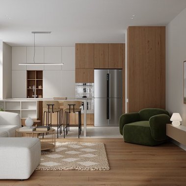 NỘI THẤT CĂN HỘ 12 - PHONG CÁCH SCANDINAVIAN