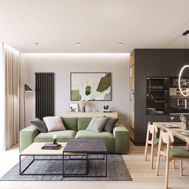 NỘI THẤT CĂN HỘ 43m² PHONG CÁCH HIỆN ĐẠI