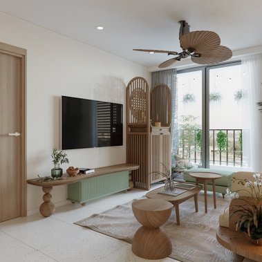 NỘI THẤT PHÒNG KHÁCH 32 - PHONG CÁCH WABI SABI