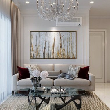NỘI THẤT PHÒNG KHÁCH 28 - PHONG CÁCH TÂN CỔ ĐIỂN