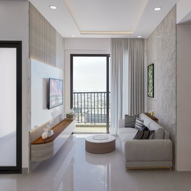 NỘI THẤT CĂN HỘ 2 PHÒNG NGỦ - PHONG CÁCH HIỆN ĐẠI