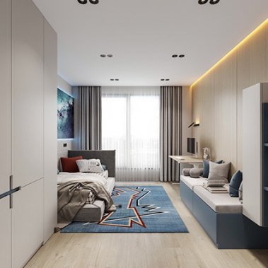 NỘI THẤT PHÒNG NGỦ 61 - PHÒNG NGỦ CHO BÉ TRAI