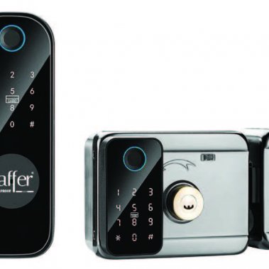 Khóa cổng vân tay Laffer A12 - app TTLock 2 mặt