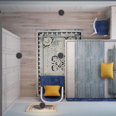 NỘI THẤT PHÒNG NGỦ 16 - PHONG CÁCH HIỆN ĐẠI TONE MÀU XÁM NHẠT