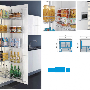 Kệ Higold 12 rổ inox 304 202210, 202208