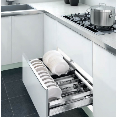 Kệ chén dĩa bản bắt mặt hộc inox 304 303301, 303302, 303303, 303304 Higold