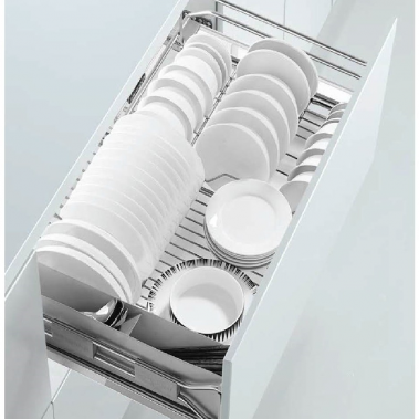 Rổ chén, dĩa, ray giảm chấn bắt mặt hộc inox 304 303321, 303322, 303324, 303325 Higold