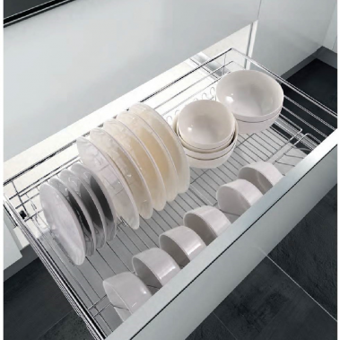 Rổ chén dĩa ray giảm chấn bắt mặt hộc Higold 303601, 303602, 303603