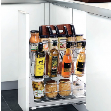 Kệ gia vị ray giảm chấn Higold 306021, 306022