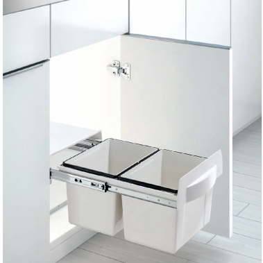 Thùng rác 2 ngăn âm tủ bếp 307013 HIGOLD