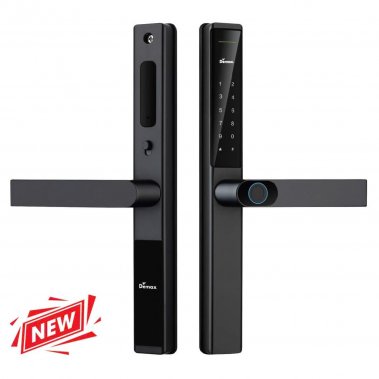 Khóa Thông Minh Cửa Nhôm Demax EL599 LUX AG - Mở Vân Tay, Chống Nước - Công nghệ Đức