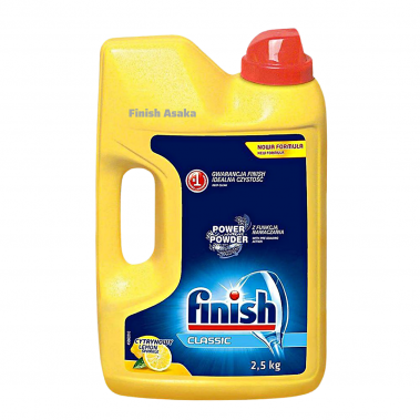 Bột rửa chén Finish Dishwasher Power Powder Lemon 2,5 kg PTT017384 - hương chanh