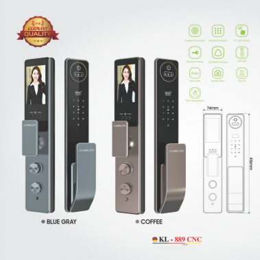 KHÓA CỬA THÔNG MINH KASSLER KL-889 CNC APP XHOME
