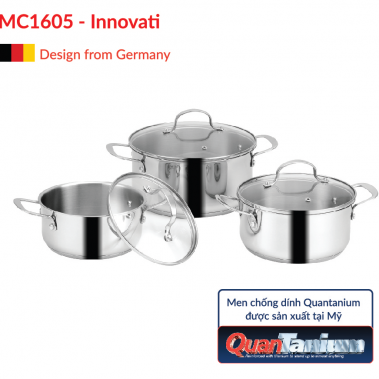 BỘ NỒI INOX MC1605 - INNOVATI