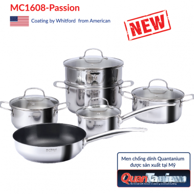 BỘ NỒI INOX MC1608 - PASSION