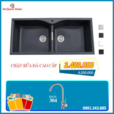 CHẬU RỬA KAFF GRANITE KF-MONDX-815