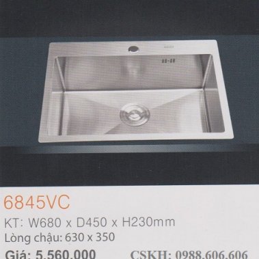 Chậu rửa chén Erowin 6845VC