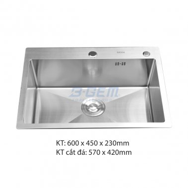 Chậu rửa chén inox cao cấp B-Gem BG-6045