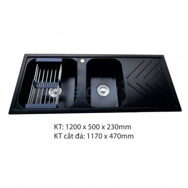 Chậu rửa đá cao cấp B-Gem BG-12050D