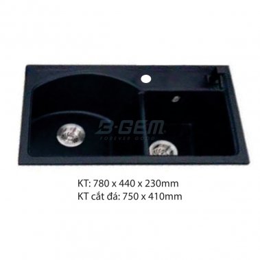 Chậu rửa đá cao cấp B-Gem BG-7844
