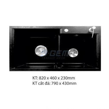 Chậu rửa đá cao cấp B-Gem BG-8246H