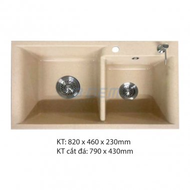 Chậu rửa đá cao cấp B-Gem BG-8246Y