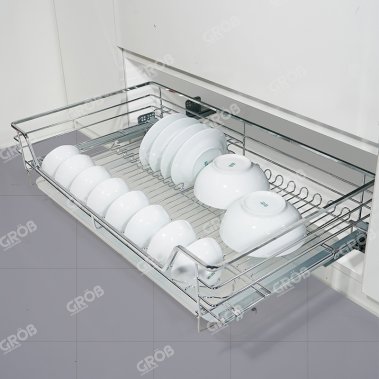 Kệ đựng bát đĩa đa năng inox nan vuông (CR-61; CR-71; CR-75; CR-81; CR-91)