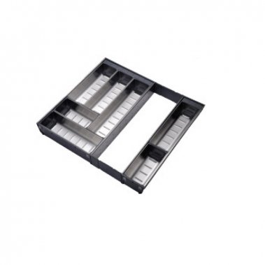 Khay chia thìa nĩa inox 304 mỏ rộng Eurogold E0645E