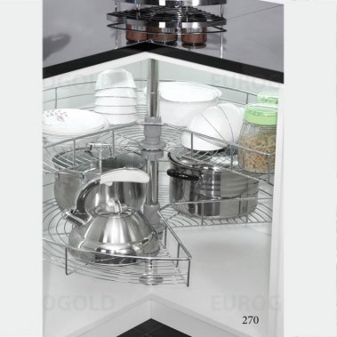 Mâm xoay inox nan mở 3/4 - 270º Eurogold EP270A