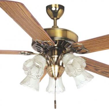 Quạt Trần Cánh Gỗ Sinwa F622 AB - 5 Cánh - Có Remote và Đèn