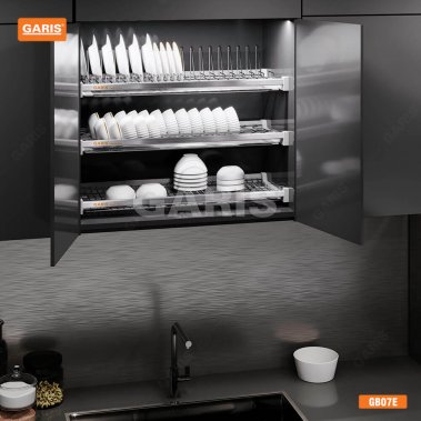 Giá bát đĩa cố định 3 tầng Garis GB07E