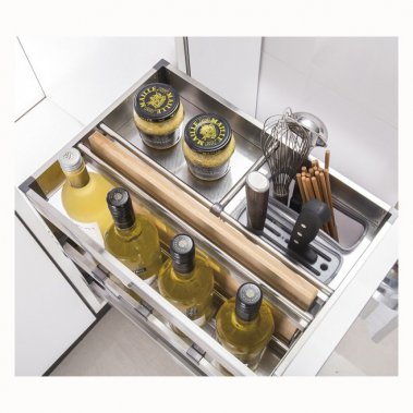 Giá chai lọ, dao thớt Inox hộp BC01.350