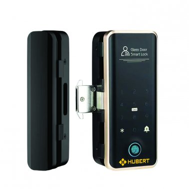 KHÓA ĐIỆN TỬ KÍNH HUBERT HB CK68 BLACK