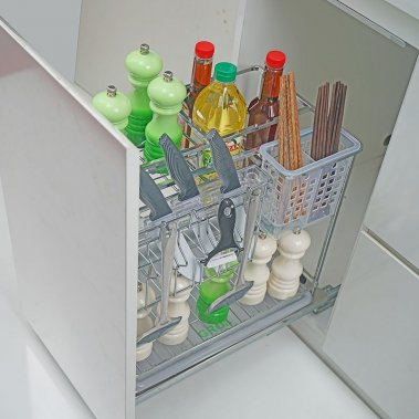 Kệ đựng dao thớt inox nan vuông GROB (CS-20; CS-25; CS-30; CS-30; CS-40)