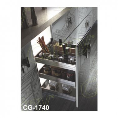 Kệ đựng gia vị inox hộp CG-1740