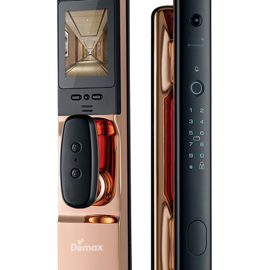Khóa thông minh tự động màn hình chuông DEMAX SL868 CP