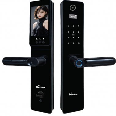 Khóa vân tay thông minh DEMAX SL-C626 BL APP - Camera màn hình chuông