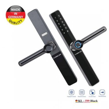 Khóa vân tay cửa nhôm xingfa Kassler KL-599 Black