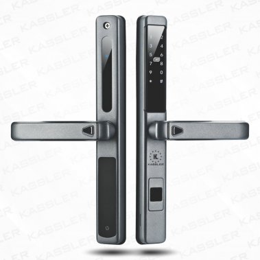 Khóa Vân Tay Cửa Nhôm Kassler KL-599LX Dark Grey