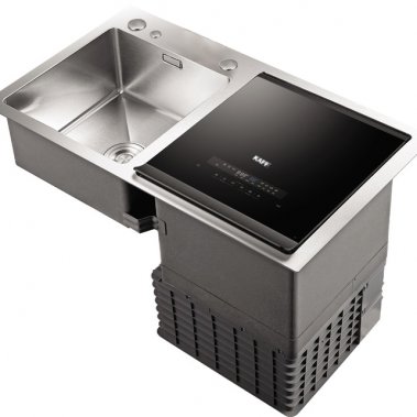 MÁY RỬA BÁT KẾT HỢP CHẬU RỬA KAFF KF-SWM6