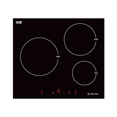 Bếp kính âm 3 từ Malloca MH-03I
