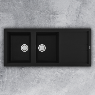 Chậu rửa chén Malloca NERO K-50040