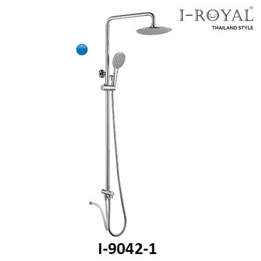 SEN TẮM ĐỨNG LẠNH ĐỒNG THAU MẠ CROME I-ROYAL I-9042-1