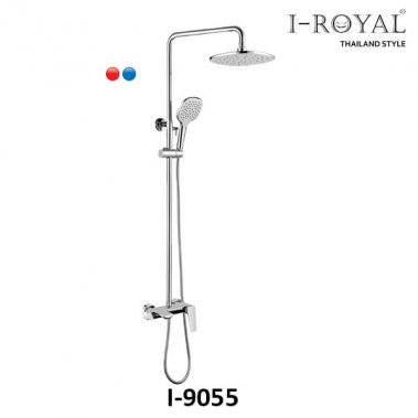 SEN TẮM ĐỨNG NÓNG LẠNH ĐỒNG THAU MẠ CROME I-ROYAL I-9055