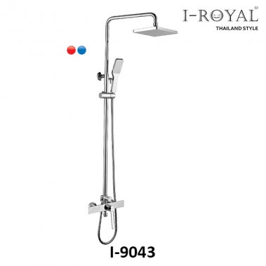 SEN TẮM ĐỨNG NÓNG LẠNH ĐỒNG THAU MẠ CROME I-ROYAL I-9043