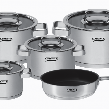 BỘ NỒI CHẢO CHEFS EH-CW6304